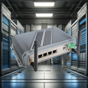 Hot Sale J4125 J1900 Mini PC Window 10 Mini <strong>Computer</strong> Linux Wifi 4*<strong>network</strong> Interface Firewall Mini Pc Fanless Embedded <strong>Computer</strong> - Product Image 1
