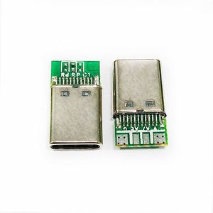 充電およびデータケーブルに適したUSB-Cオスコネクタ3A24ピンUSBType-Cコネクタ4コアTIDコネクタ - Product Image 3