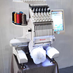 MYSEW MFS120N <strong>Computer</strong> Single Head Industrial Embroidery Machine for Cap Tshirt, Finished Garment, Flat Embroidery <strong>Software</strong> - Product Image 2