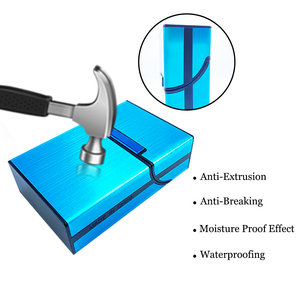 HEMPACKA Bán Buôn Kim Loại Nhôm Thuốc Lá Chủ Box Trường Hợp Với Solid Magnetic Top - Product Image 3