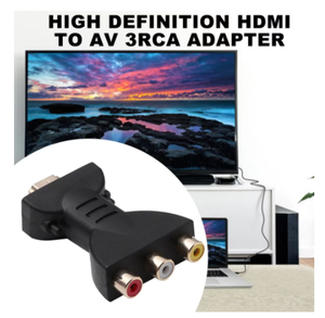 2019新款高品质镀金HDMI至3 RGB RCA视频音频适配器AV组件转换器 - Product Image 2