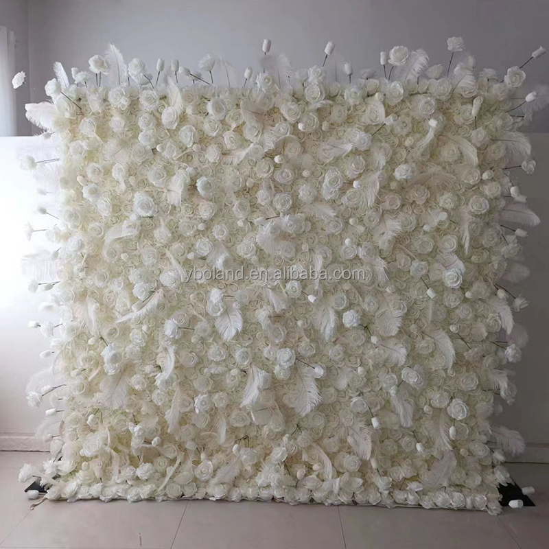 Mur de plumes blanches 03