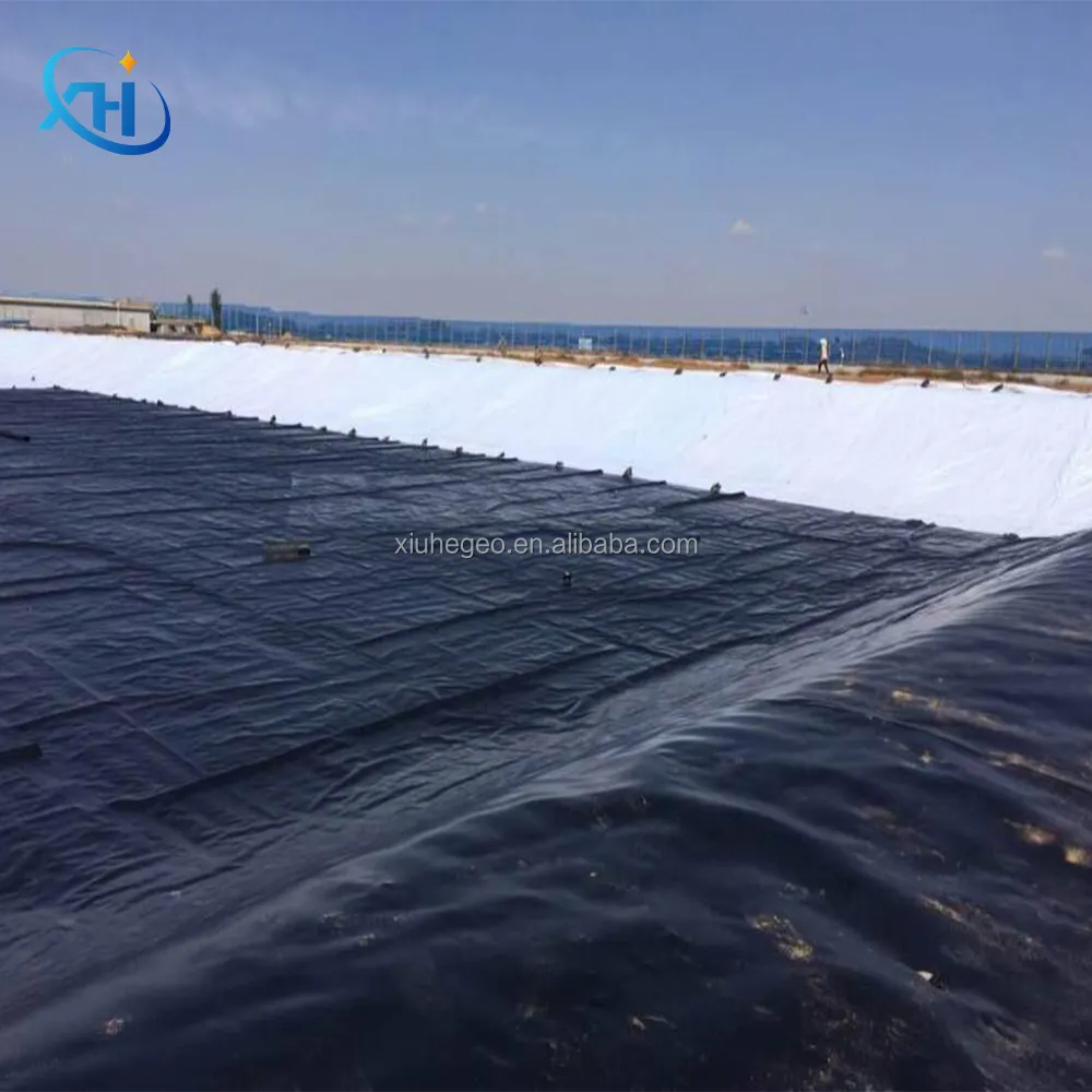 แผ่นพลาสติก PVC LLDPE HDPE กันน้ําสําหรับการควบคุมการรั่วซึม