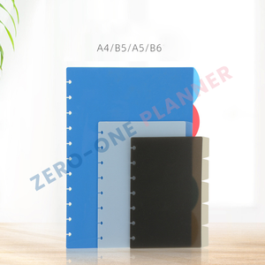 Customized A4 A5 B5 Disc Binding Index Pages Colors PP Disc Bind Divider - Product Image 1