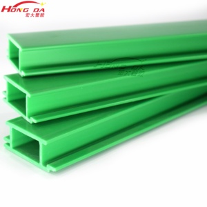 โปรไฟล์ PVC แบบอัดขึ้นรูปโปรไฟล์ PVC สำหรับแถบไฟ LED พลาสติกสีเขียวปรับแต่งได้ - Product Image 4