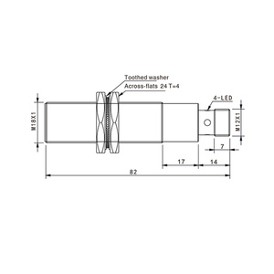 Sense TLN18-16NO-E2 Extended Distance DC 3-wire Proximity <strong>Sensors</strong> - Product Image 4