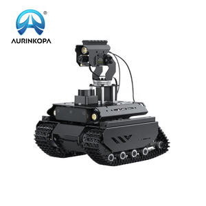 UGV Beast ROS2 Offroad verfolgt Open Source AI Roboter Dual Brain Architektur Machine Vision Metall architektur mit RPi 5 oder nicht - Product Image 2