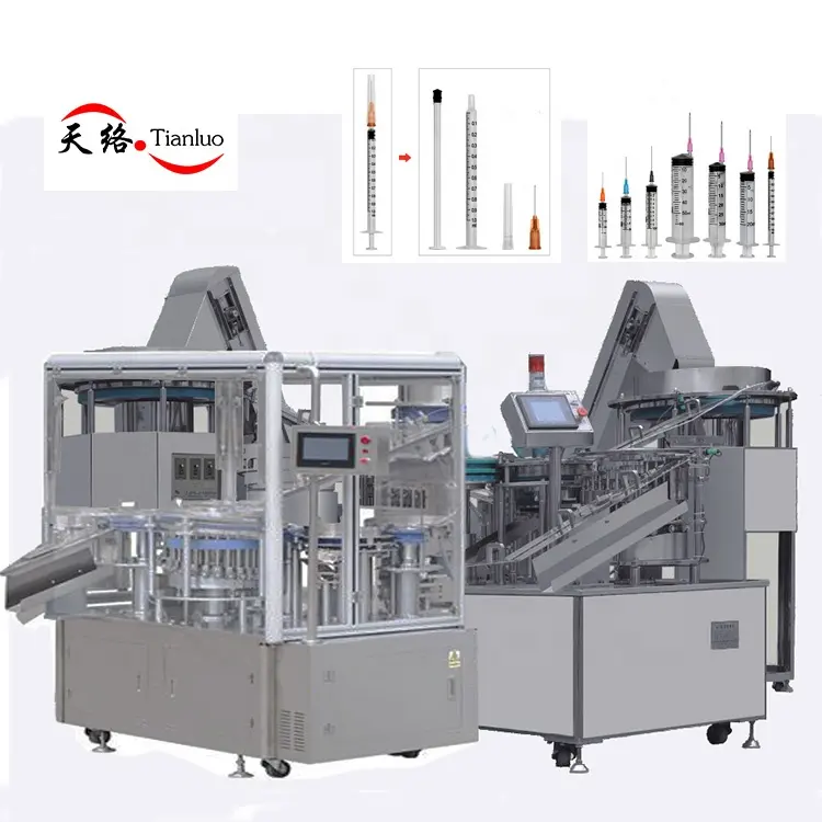 Tianluo OEMODMカスタム高速使い捨てシリンジ製造機自動生産製品2020提供220V機械