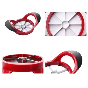 Fabrika doğrudan satış el 3-in-1 paslanmaz çelik bıçak sebze kesici için elma oyacağı ve dilimleme - Product Image 4