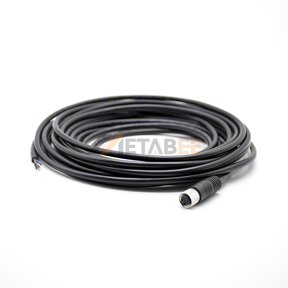 Connecteur droit femelle M8, extension pour capteur industriel