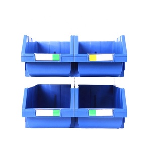 热卖仓库存储工具箱组织者可堆叠塑料存储工具零件垃圾箱