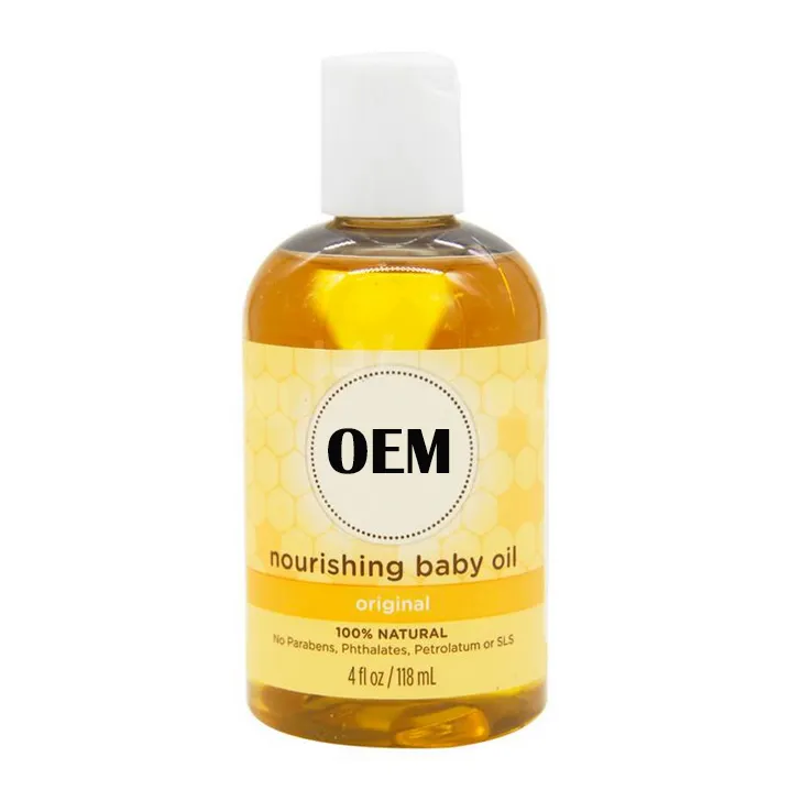 OEM Wholesale Private Label Nourishing Baby Massage Oil Skin Care