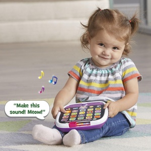 OEM personalizzato apprendimento educativo Tablet giocattolo musicale per batteria giocattolo di plastica per il gioco interattivo - Product Image 4