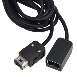 <strong>Black</strong> 1.8m Extension Cable Game Console Extender Cord Wire Lead for Nintendo <strong>Wii</strong>/SNES Classic Mini Controller - Product Image 1
