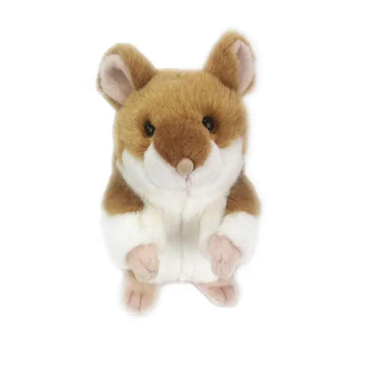 Usine de fabrication OEM & ODM cadeaux de mode nouveau animal personnalisé en peluche douce sauvage en peluche zoo hamster parlant à répétition