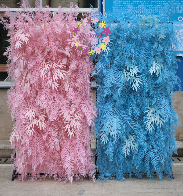 pampas flower wall 08