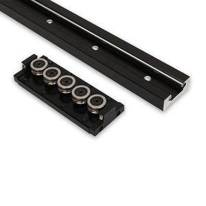 Riel de guía cilíndrico de doble eje, riel de guía para máquina de carpintería, deslizador de riel de guía ennegrecido y a prueba de herrumbre SGR10 20 25 15 - Product Image 1