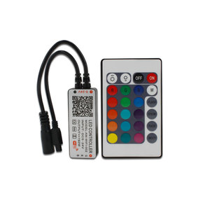 Consiglia DC5V 24V Mini Tuya Smart Life APP IR 24 tasti telecomando RGB WiFi LED Dimmer Controller