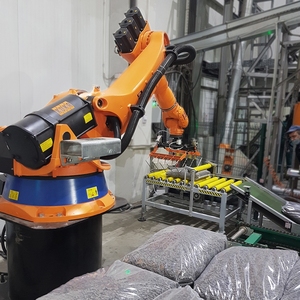 Carga Descarga Manipulación Brazo robótico industrial KUKA KR150 Estación de trabajo del robot de trabajo Pintura Soldadura Paletización