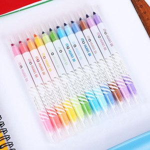双端变色荧光笔可以涂上卡哇伊闪光变色标记荧光笔 - Product Image 4