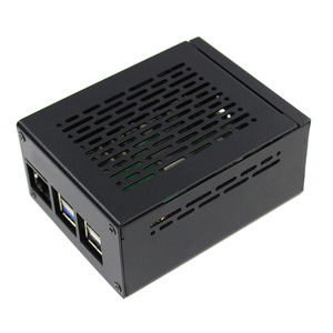 Raspberry Pi 5 dedicato PCLEZ a M.2 NVME versione di espansione Drive a stato solido custodia in metallo con un grande ventilatore che può essere installato - Product Image 6