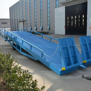 Nuevo equipo de rampa de muelle de carga de almacén móvil plataforma de nivelación y descarga de elevación para talleres de impresión