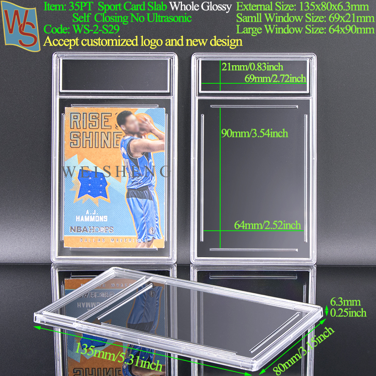 S29 Sport Card Slab-Self locking closure
