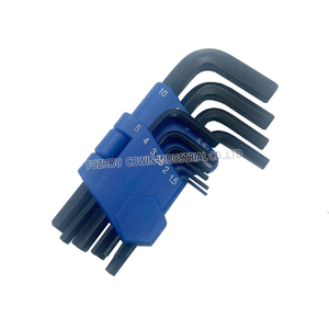 10 adet metrik yüksek kalite Allen anahtarı altıgen anahtar kısa kol L tipi düz nokta alyan anahtarı takımı - Product Image 1