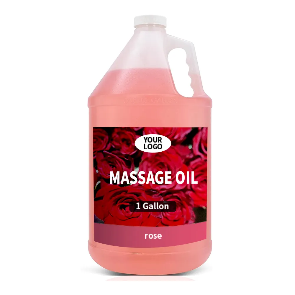 Il salone di bellezza 100% olio per massaggi vegano senza crudeltà per il corpo personalizza gli oli da massaggio al gallone profumato per Spa