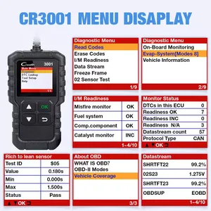 Avvia CR3001 funzioni OBD2 complete lettore di codici automatico Scanner CR 3001 OBDII/EOBD Creader 3001 strumento diagnostico per Auto - Product Image 5