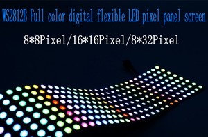 Pannello Pixel flessibile digitale a colori programmabile per parola a matrice di punti schermo RGB CN3070 WS2812B WS2812 LED 5V 80 100 - Product Image 5