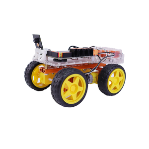 AI Grafische Programmierung Pädagogisches DIY-Codierroboter-Kit ESP32 Hindernis vermeidung für das Lernen von Kindern