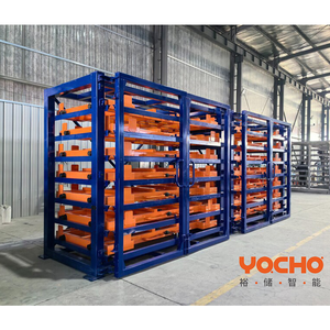 Estante automático para palés de 5 capas, estante de almacén en voladizo eficiente en mano de obra con cajones para almacenamiento de chapa - Product Image 2