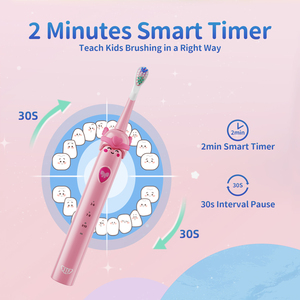 Jtf แปรงสีฟันไฟฟ้าสำหรับเด็กแบบชาร์จอัตโนมัติน่ารักสำหรับเด็กยุโรป - Product Image 3