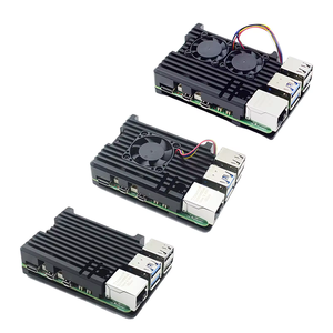<strong>Raspberry</strong> <strong>Pi</strong> <strong>case</strong> Aluminum Alloy <strong>case</strong> Cooling protection Box with 1/<strong>2</strong> PWM Fan Suitable for <strong>Raspberry</strong> <strong>Pi</strong> 5 - Product Image 1