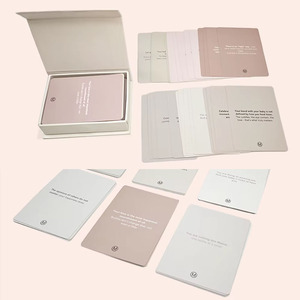 Tùy chỉnh in hàng ngày đầy cảm hứng tích cực tự khẳng định thẻ chơi Hộp gói vui vẻ Trò chơi thẻ nhà sản xuất - Product Image 4