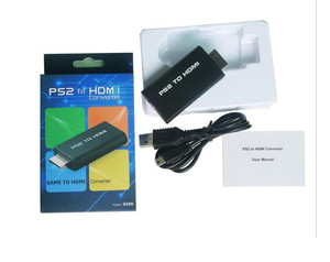 适用于PS2至高清MI音频视频高清转换器适配器，带3.5毫米音频输出PS2HD MI，适用于PS2显示模式 - Product Image 1