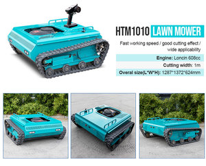 CE <strong>EPA</strong> China Agricultural Robot Lawn Mower Grass <strong>Cutter</strong> HTM1010 - Product Image 5