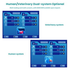 Instrument de thérapie par ultrasons à double poignée 1MHz certifié CE soulage la douleur en toute sécurité efficace non invasif indolore pour équin - Product Image 6