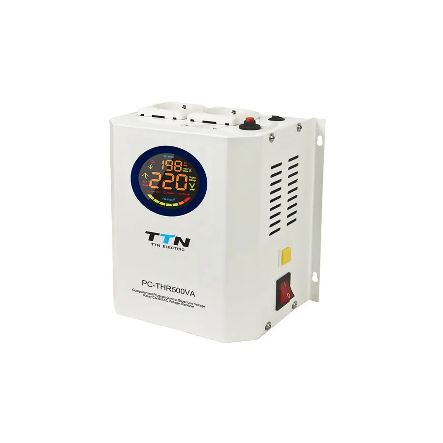 TTN stabilizer voltage regulator 500VA Relay wall mounted ac automatic Voltage regulators/Stabilizers stabilizer for Gas Boiler