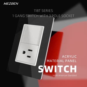 Factory High Quality Best Selling Power Wall Switch With Socket <strong>New</strong> Style Switches and Sockets Light Control Switch Socket - Product Image 2