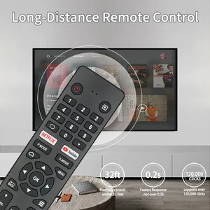 日立Bauhn Linsar TVリモコンNETFLIX YouTubeボタン50QLEDSM20 55QLEDSM20用CLE-1042 - Product Image 3