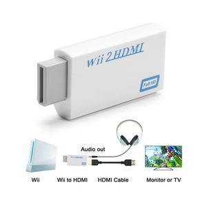 Full HD 720P/1080P for HDTV PC Monitor Display Wii2HDMI Portable Wii to HDMI Converter Adapter 3.5mm Jack AUX Audio <strong>Video</strong> Output - Product Image 3