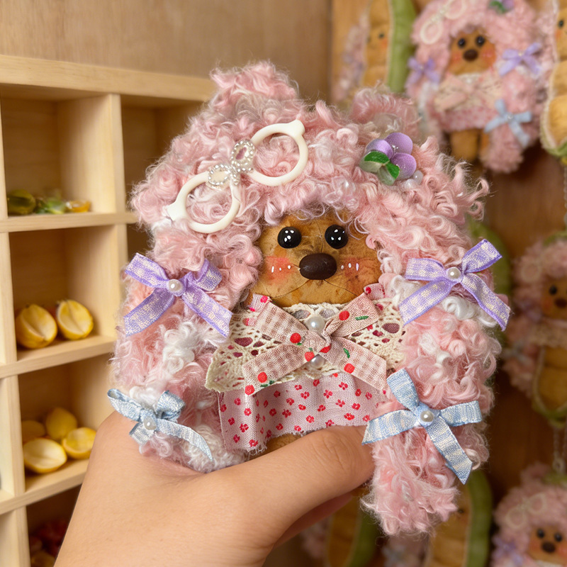 pink haired doll