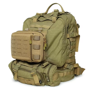 การตัดด้วยเลเซอร์ยุทธวิธี Molle Admin กระเป๋า Modular EDC ทางการแพทย์ออแกไนเซอร์กระเป๋าอยู่รอดฉุกเฉิน - Product Image 6