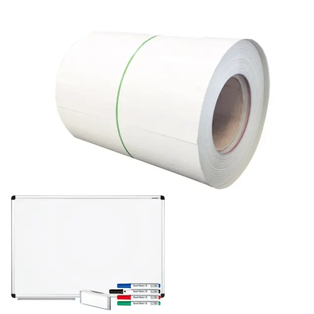 Whiteboard ppgi steel coil magnetic dry erase whiteboard sheet