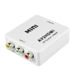 Mini <strong>AV</strong> to for HDMI Audio Video Converter White Black Mini <strong>Splitters</strong> &amp; Converters High Definition Video <strong>Splitters</strong> &amp; Converters - Product Image 1