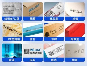 Intelligenter Hand drucker Chargen datum Karton Kunststoffe tikett konkaver Code konvexe Oberflächen codier maschine QR-Tinten strahl drucker - Product Image 2