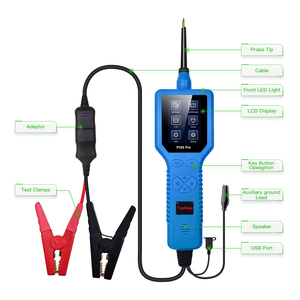 jdiag P100电源探头pro翻盖汽车诊断工具数字电压表交流/DC电流电阻电路测试仪