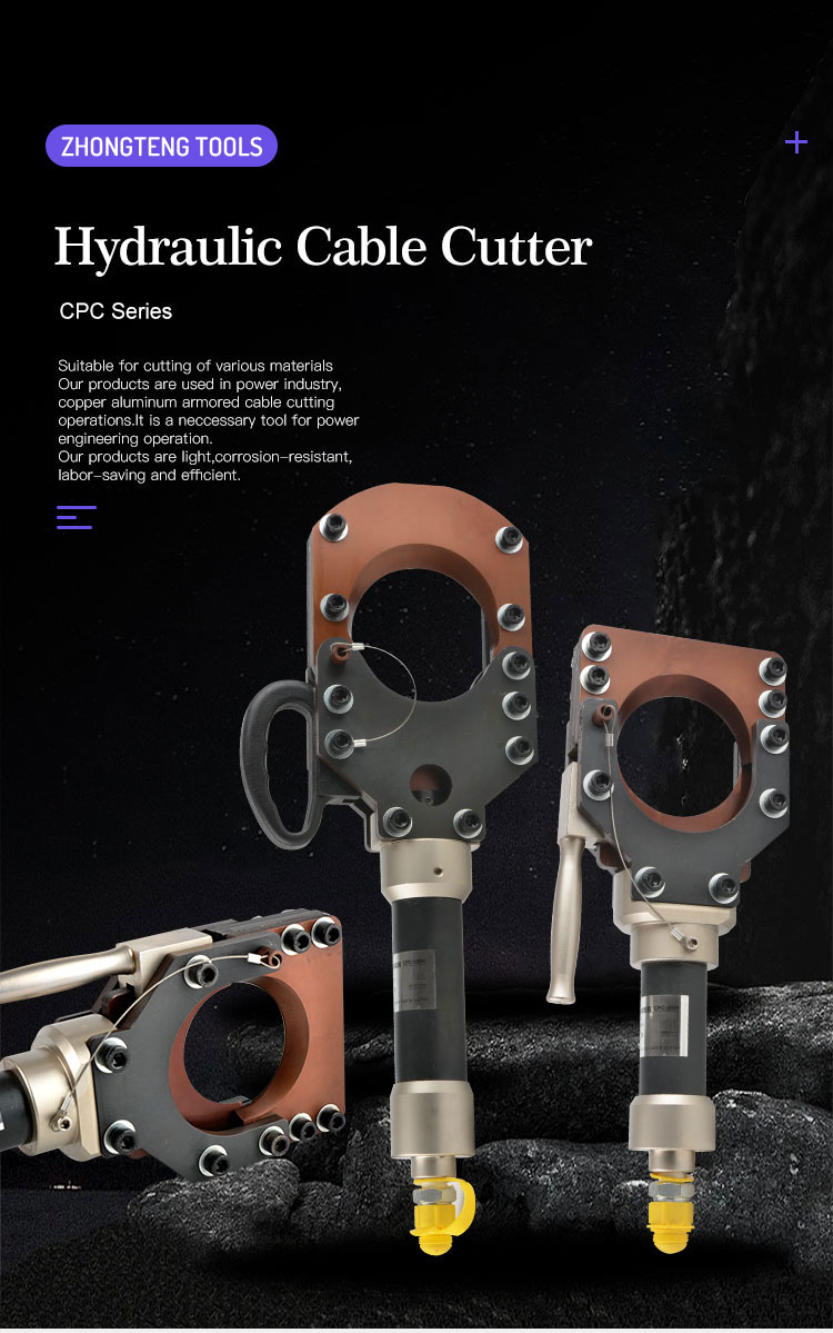 CPC-85H 8 Ton High Quality Split-unit Manual Hydraulic Wire Cable Cutter 85mm